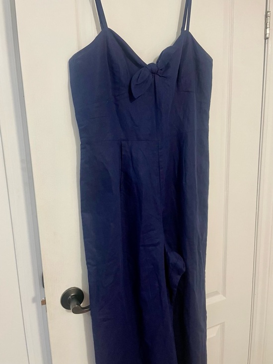J. Crew Pants - J. Crew Navy Spaghetti-Strap Maxi with Front Knot